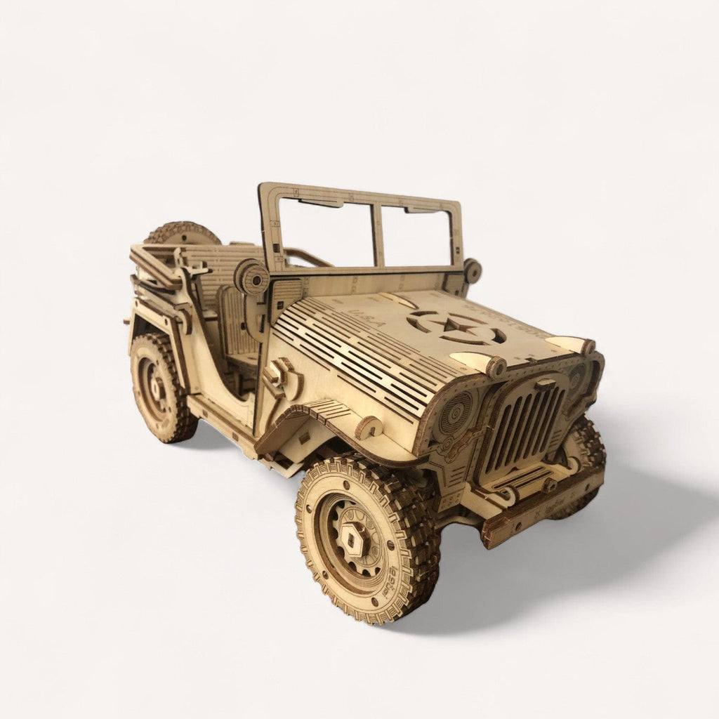 Maquette Voiture 4x4 – Construisez Votre Modèle Réaliste en Bois