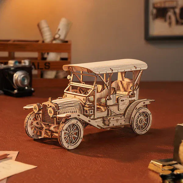 Puzzle 3D Voiture Ancienne – Construisez Votre Chef-d'œuvre Unique!