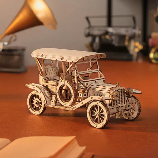 Puzzle 3D Voiture Ancienne – Construisez Votre Chef-d'œuvre Unique!